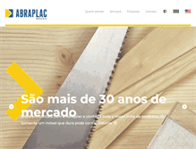 Tablet Screenshot of abraplac.com.br